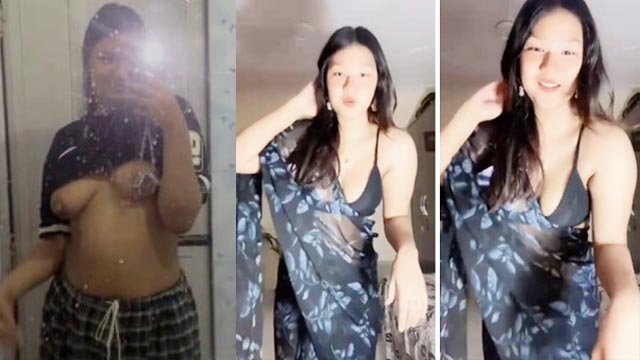 Sexy Cute Girl Showing Boobs And Sucking Dick Viral Leak MMS