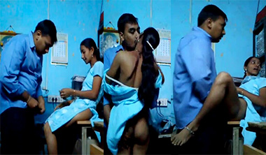 Chubby Nurse Office Couple Enjoy Fucking Latest MMS