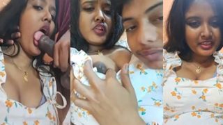 Busty Desi Girl Blowjob Nipple Licking Porn Video’s