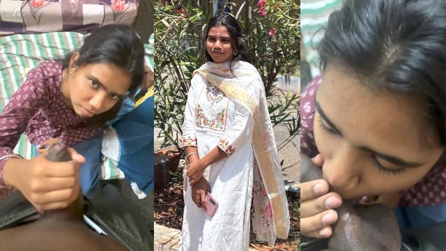 Horny Mallu College Girl First Time Blowjob & Fucking