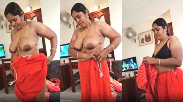 Punjabi BigAss Aunty Changing Saree Full Nude – Desibp2