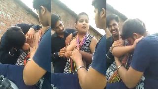 Desi Babe Gangbang Threesome Outdoor Fucking